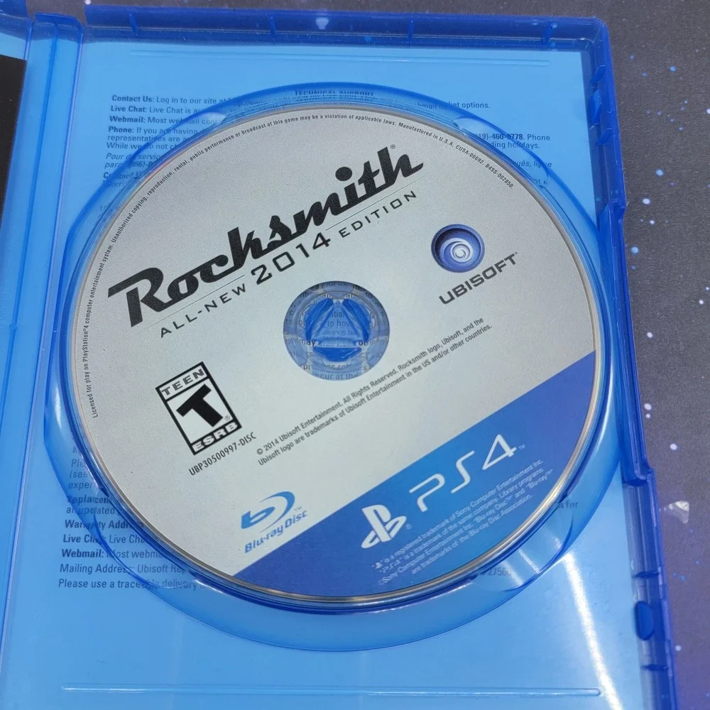 Rocksmith 2014 Edition Remastered Sony PS4 PlayStation 4 Guitar Learning Game